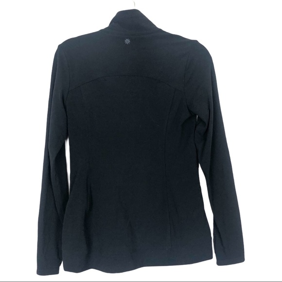 Athleta Asymmetrical Zip Up Jacket XS Black - Picture 2 of 10